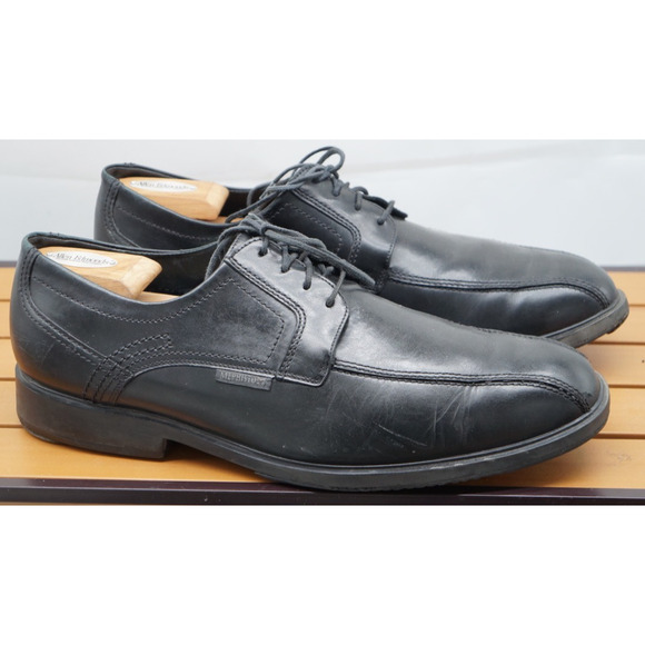 Men\'s MEPHISTO \'Fabio\' Black Leather Bicycle Toe Oxfords Size US 13 main image 6